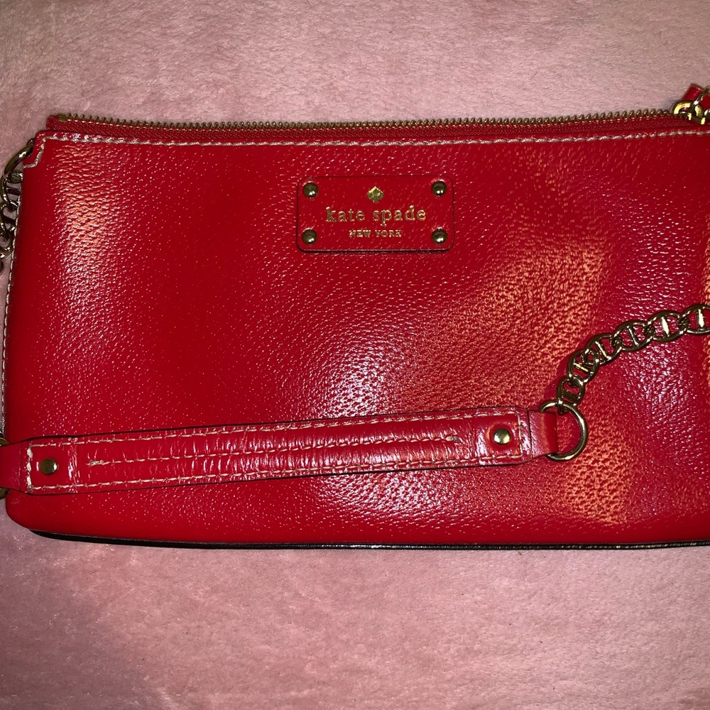 red kate spade purse